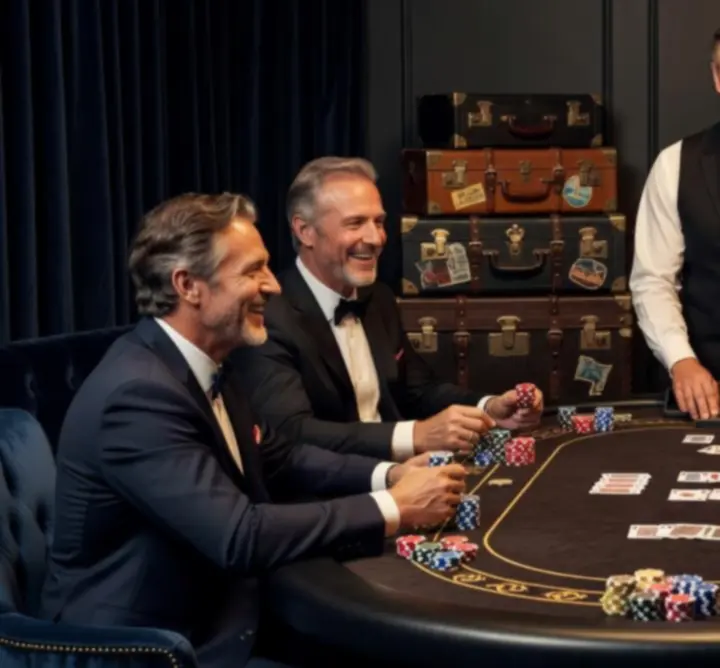 Galeria realizacji Travel Play Venue z wieczorami pokerowymi i zadowolonymi gośćmi